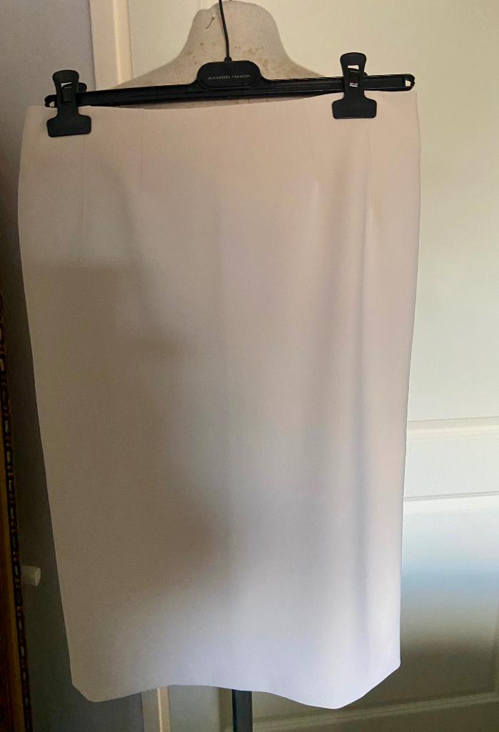 Elisabetta Franchi rok it 46, Kleding | Dames, Maat 38/40 (M), Beige, Zo goed als nieuw, Knielengte
