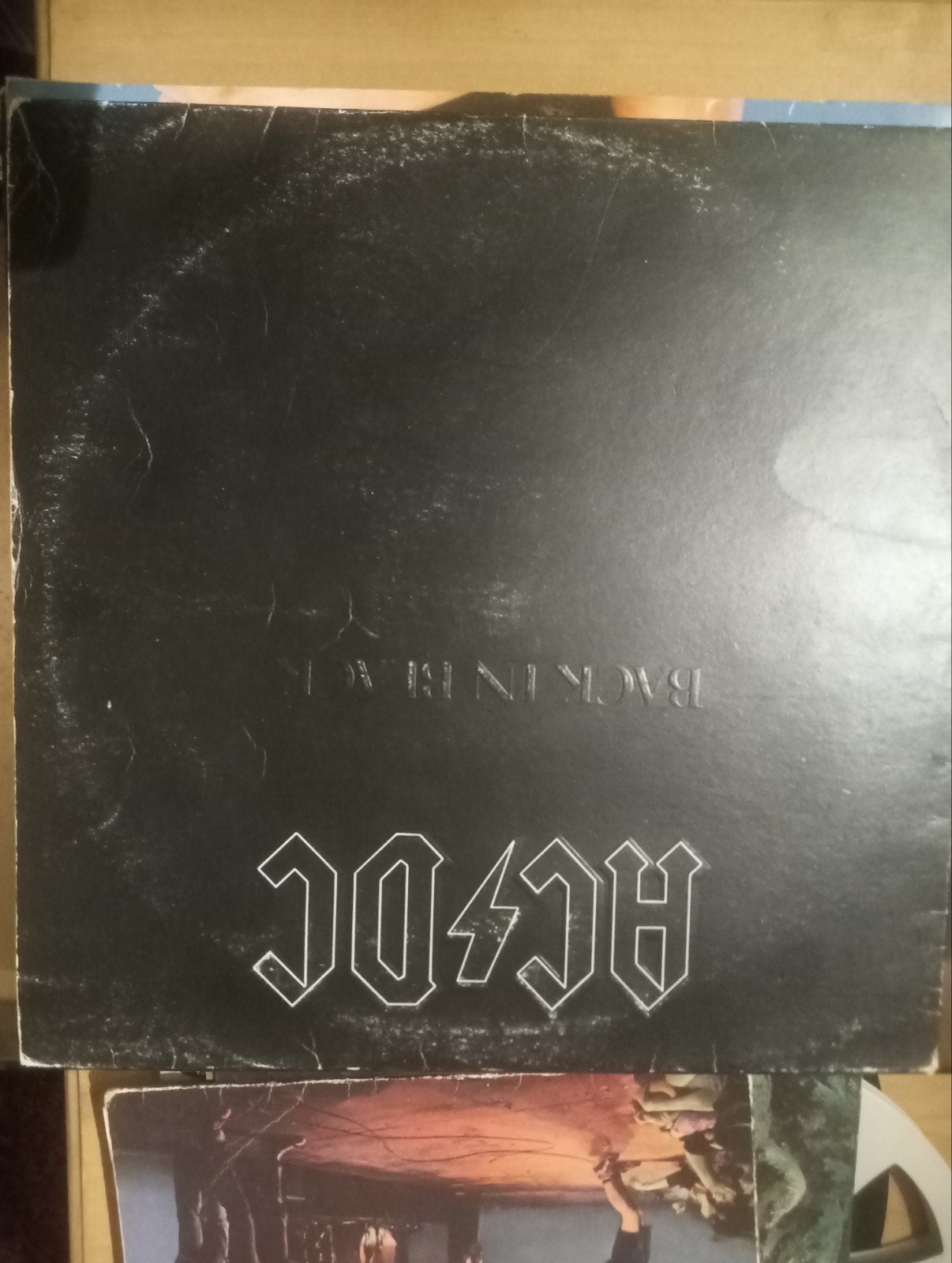 Vinyl AC/DC Back in Black orgineel 1980, Cd's en Dvd's, Verzenden, Gebruikt