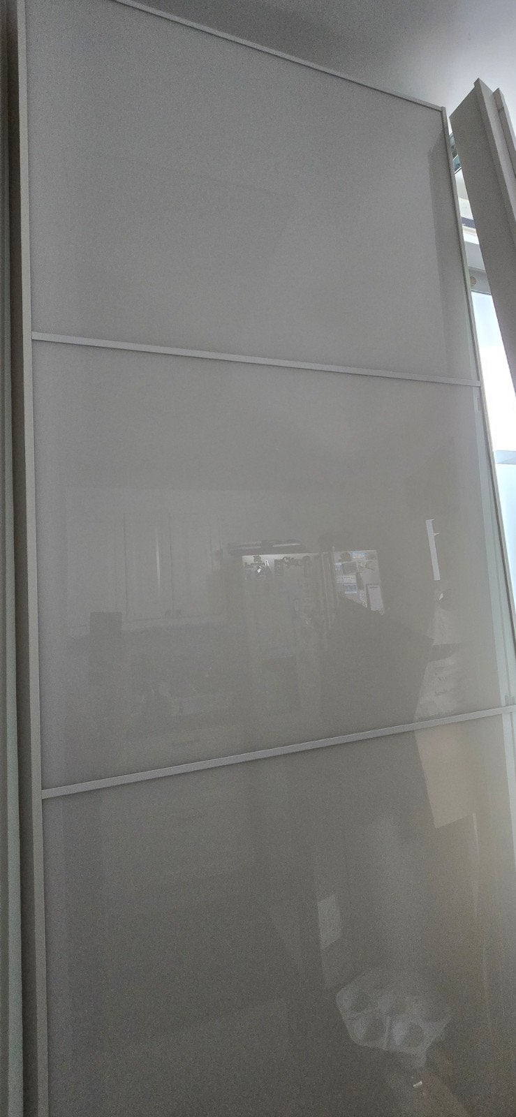 2 Melkglas Schuifdeuren voor IKEA PAX Kast 75x75x236, Huis en Inrichting, Kasten | Kledingkasten, Ophalen, Zo goed als nieuw, 200 cm of meer