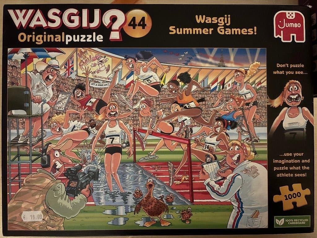 wasgij puzzel 1000 stukjes, Ophalen of Verzenden, 500 t/m 1500 stukjes, Zo goed als nieuw, Legpuzzel