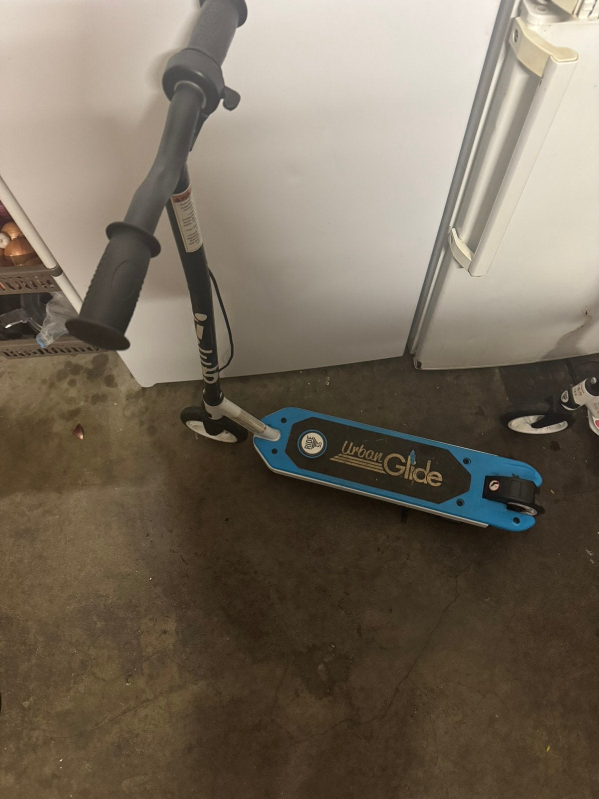 Urban Glide elektrische step - Blauw, Fietsen en Brommers, Steps, Ophalen, Gebruikt, Elektrische step (E-scooter)