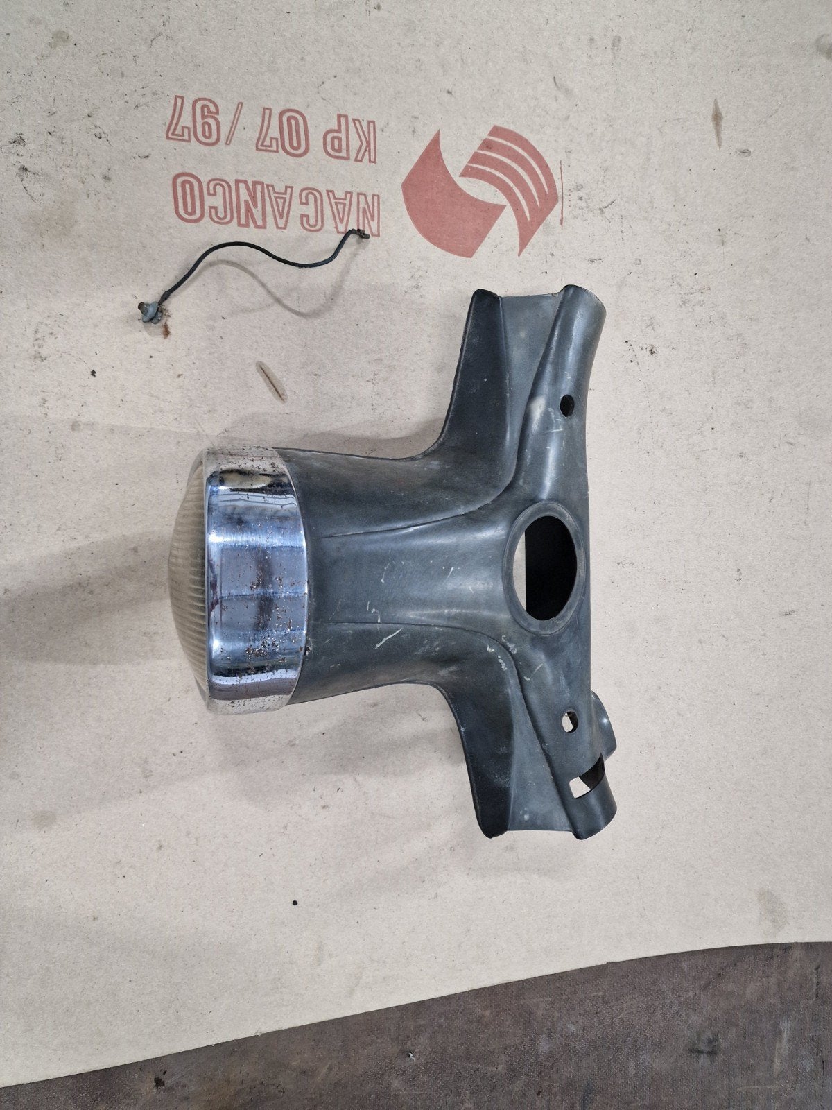 Kreidler 1967 3 hand Hondekop koplamp compleet! En Heel!!, Ophalen of Verzenden, Koplamp, Overige merken