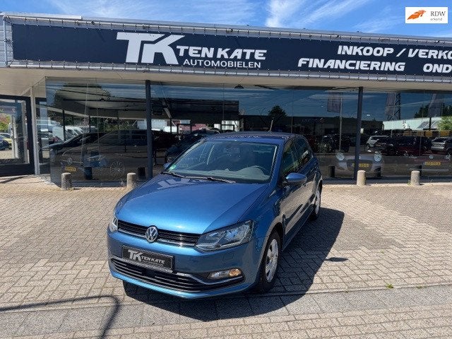 Volkswagen Polo 1.4 TDI Comfortline Allstar Automaat, Auto's, Volkswagen, Stof, Blauw, Origineel Nederlands, Bedrijf