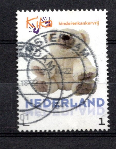 gestempelde zegel. persoonlijke: kika uit serie van 5, Ophalen of Verzenden, Na 1940, Gestempeld