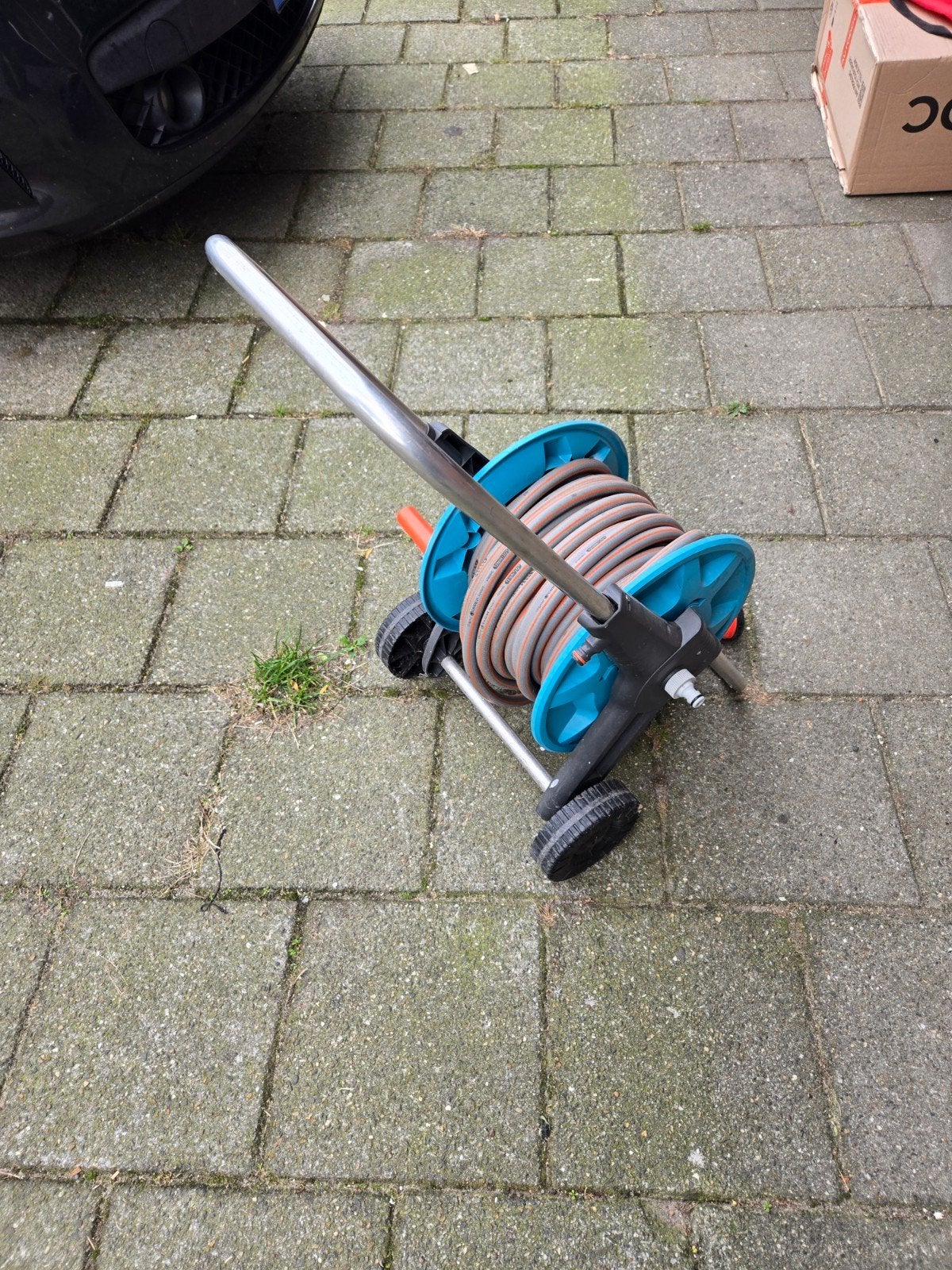 gardena haspel, Tuin en Terras, Ophalen, Gebruikt, Tuinslanghaspel