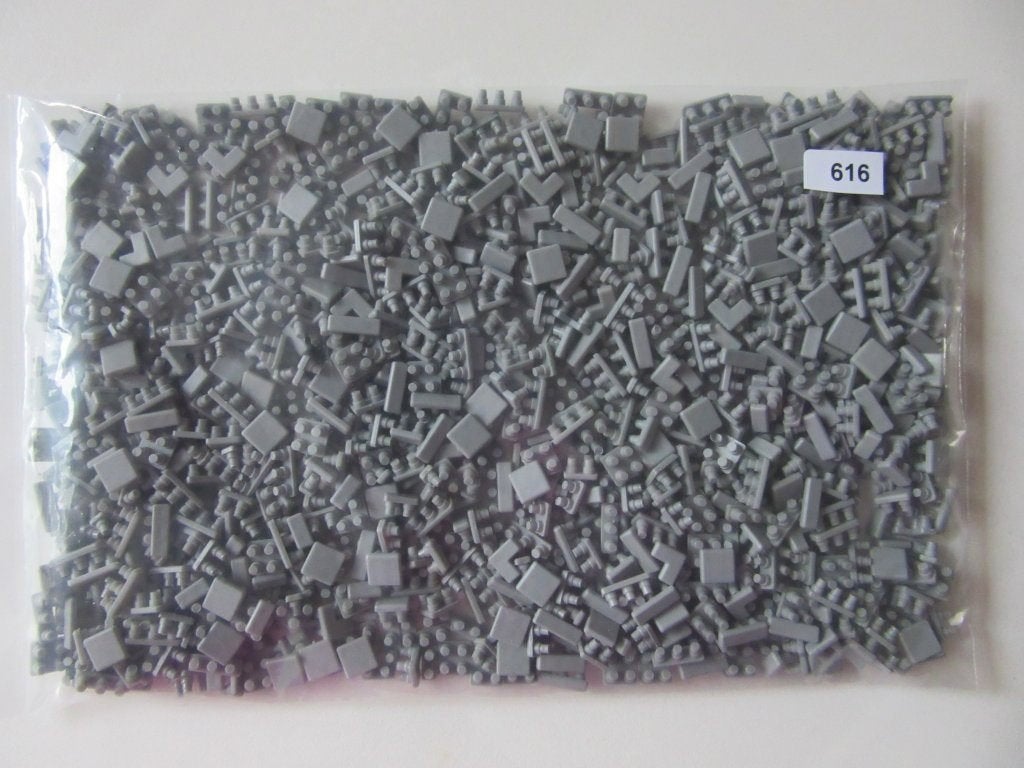 616, donker grijs ministeck, zakje 100 gram, Nachtvlinder100, Gebruikt, Ophalen of Verzenden, Losse ministeck of Strip