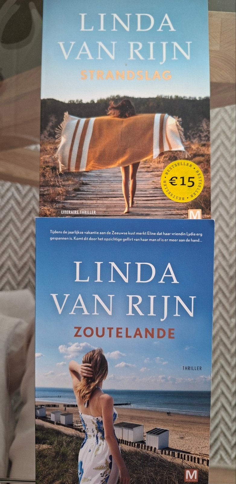 Twee thrillers van Linda van Rijn: Zoutelande en Strandslag, Boeken, Ophalen of Verzenden