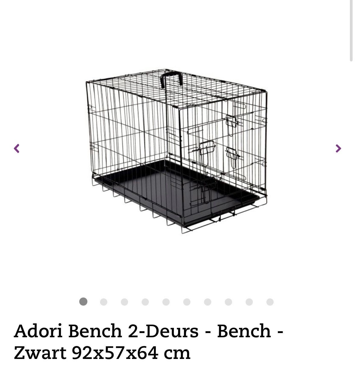 Adori honden bench, Ophalen, Zo goed als nieuw