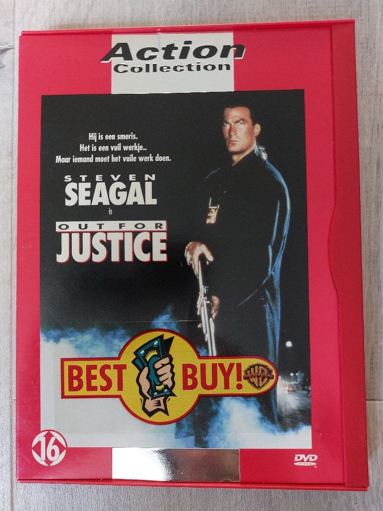 DVD Out for Justice (1991) Steven Seagal, Cd's en Dvd's, Dvd's | Actie, Ophalen, Engels, Vanaf 16 jaar, Nederlands