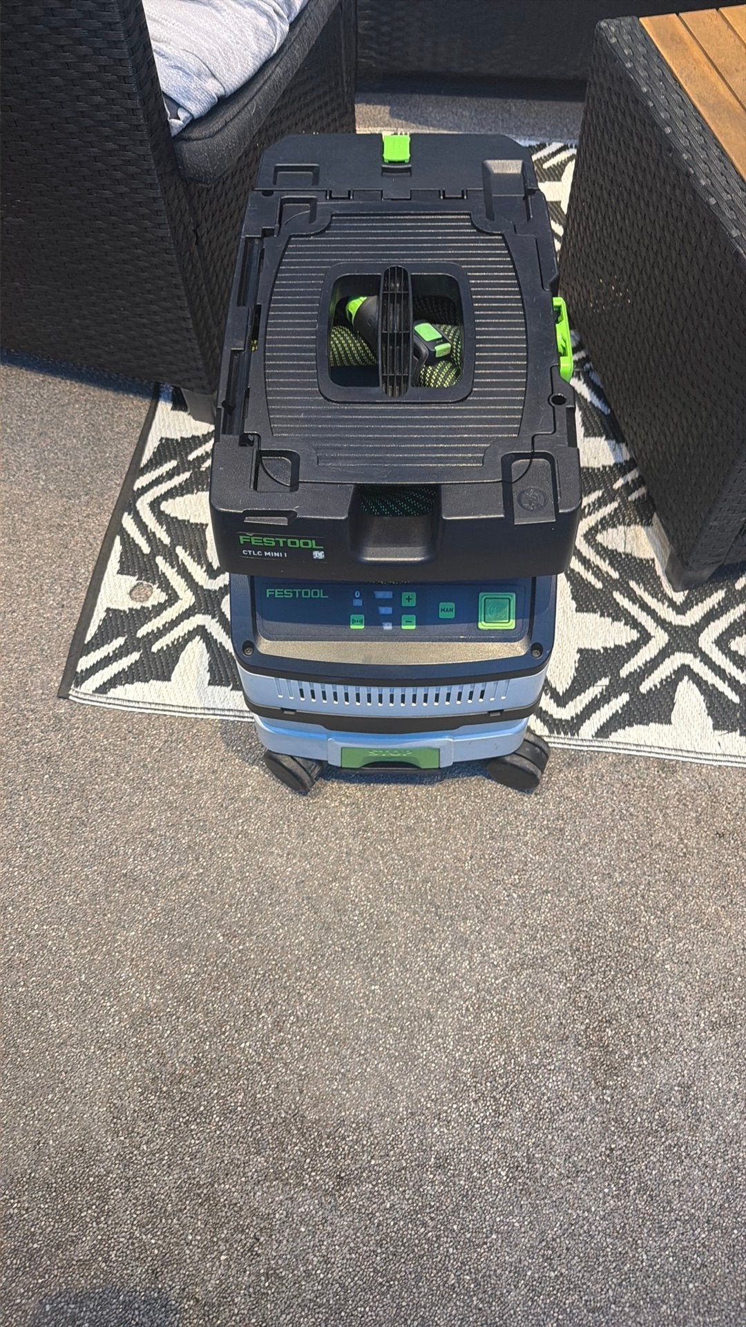 Festool CTLC MINI I-Basic Accu stofzuiger CLEANTEC, Ophalen of Verzenden, Zo goed als nieuw, Overige typen