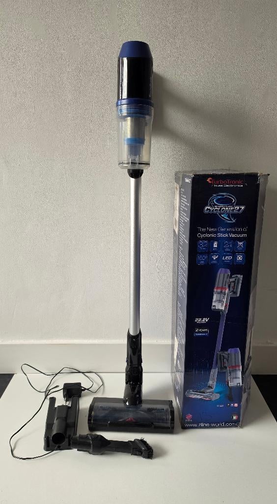 TurboTronic C27 draadloze steelstafzuiger, Witgoed en Apparatuur, Stofzuiger, Ophalen of Verzenden, Zo goed als nieuw, Minder dan 1200 watt