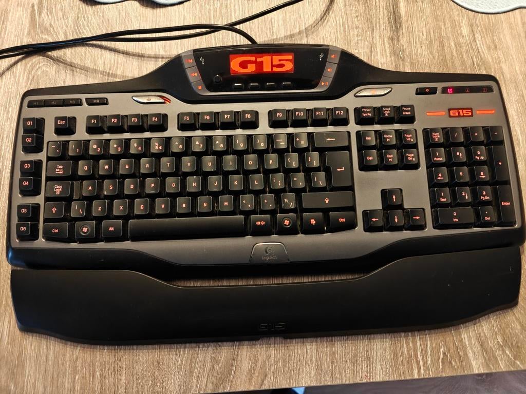 Logitech G15 Gaming Toetsenbord - Gebruikt, Computers en Software, Toetsenborden, Gebruikt, Logitech, Ophalen of Verzenden, Qwerty