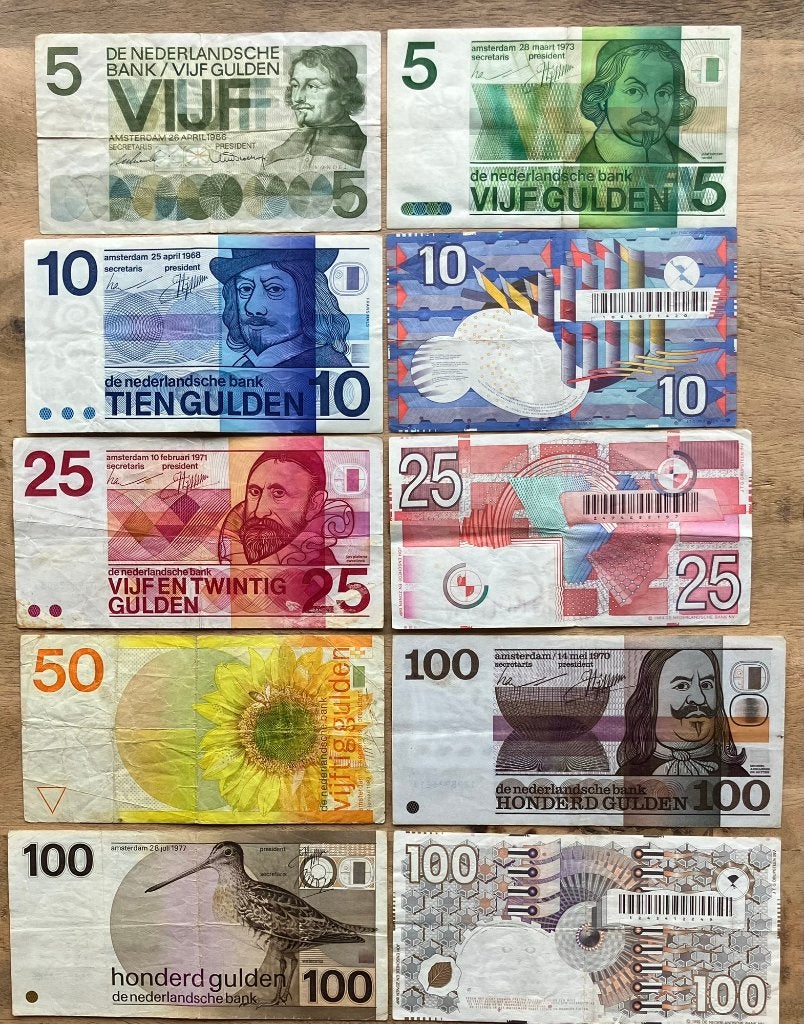 serie Nederlandse biljetten, Ophalen, 100 gulden, Setje