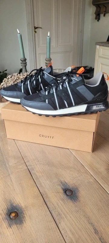 NIEUW IN DOOS: Cruyff Fearia 950 sneakers (Maat 43), Cruyff, Zwart, Nieuw, Ophalen of Verzenden