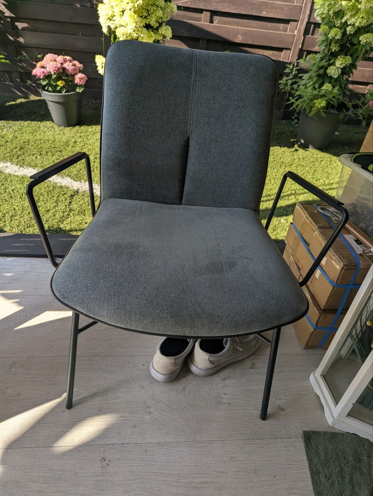 2 stoelen in zeer goede conditie, Huis en Inrichting, Stoelen, Ophalen, Twee, Zo goed als nieuw, Stof