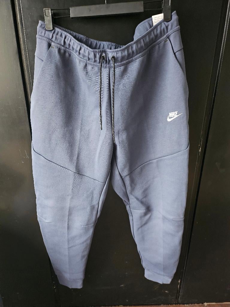 Nike tech fleece thunderblue/metallic, Nike, Ophalen of Verzenden, Grijs, Algemeen