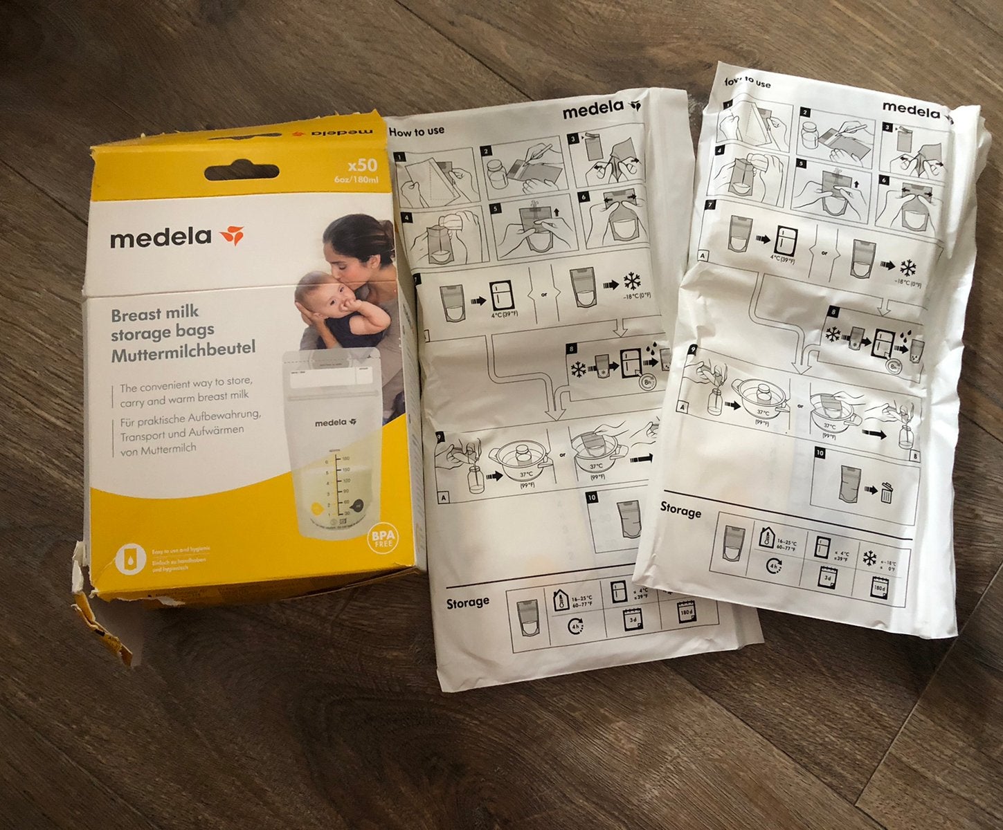 Medela moedermelkzakjes 50x - dichte verpakking, Ophalen of Verzenden, Nieuw