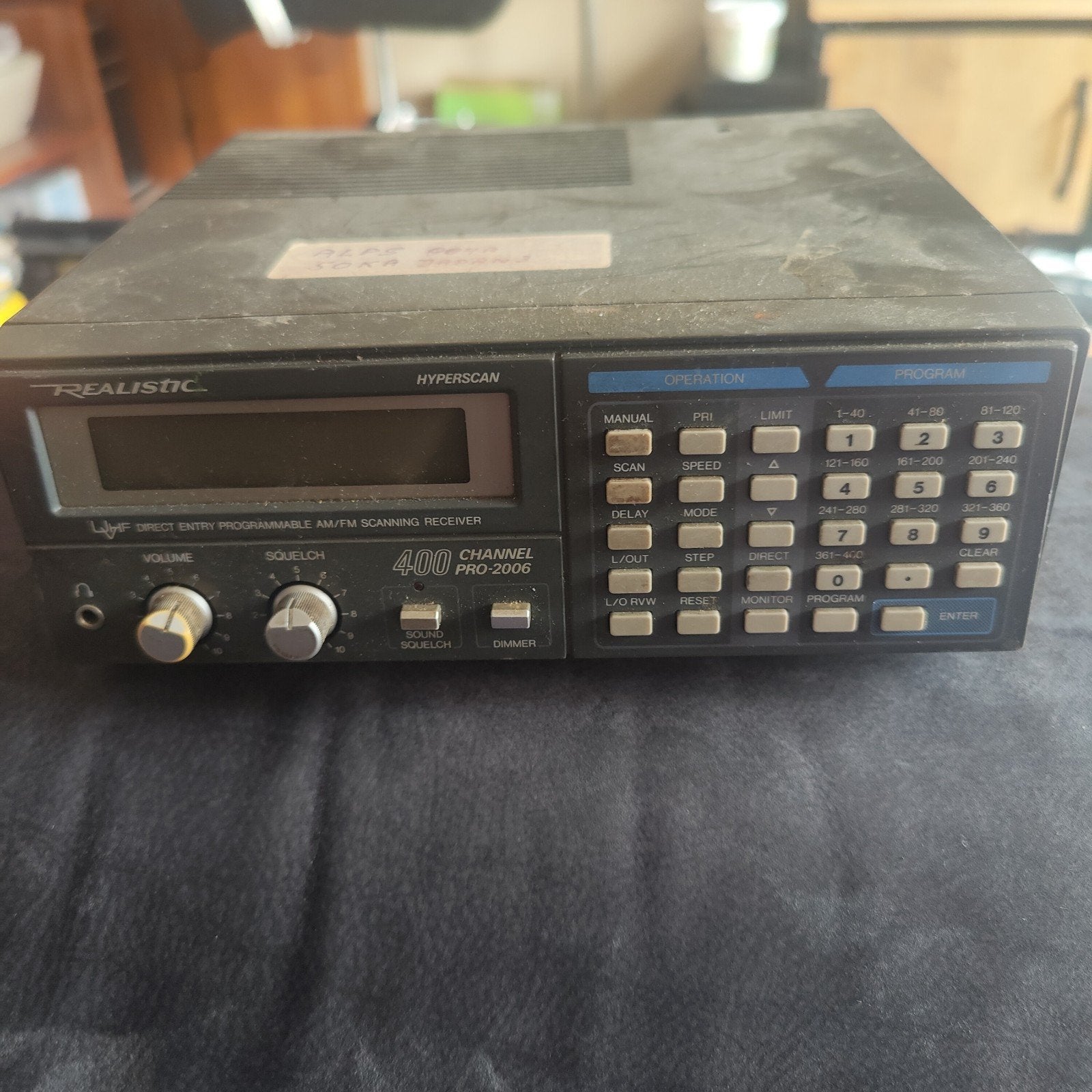 Realistic PRO-2006 Scanning Receiver - Vintage Scanner, Ophalen of Verzenden, Gebruikt, Ontvanger