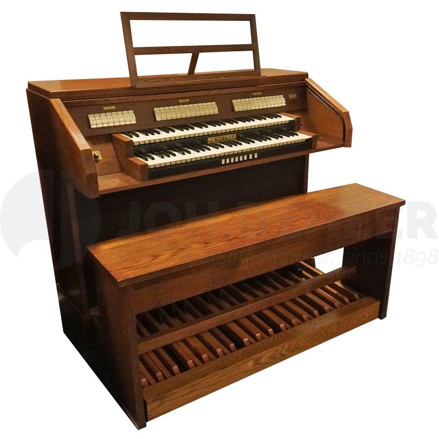 Eminent DCS370 Occasion Orgel Donker Eiken Orgel, 2 klavieren, Gebruikt, Eminent Orgelbouw BV, Ophalen of Verzenden