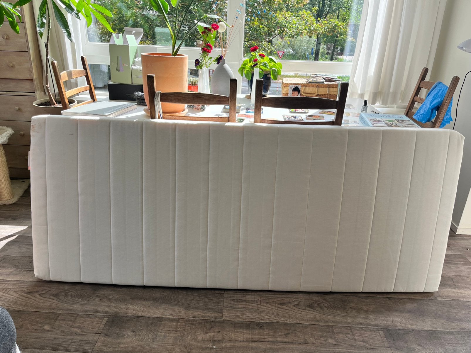 Matras voor Brimnes bedbank 80cm, Huis en Inrichting, Ophalen, Eenpersoons, Wit, Nieuw
