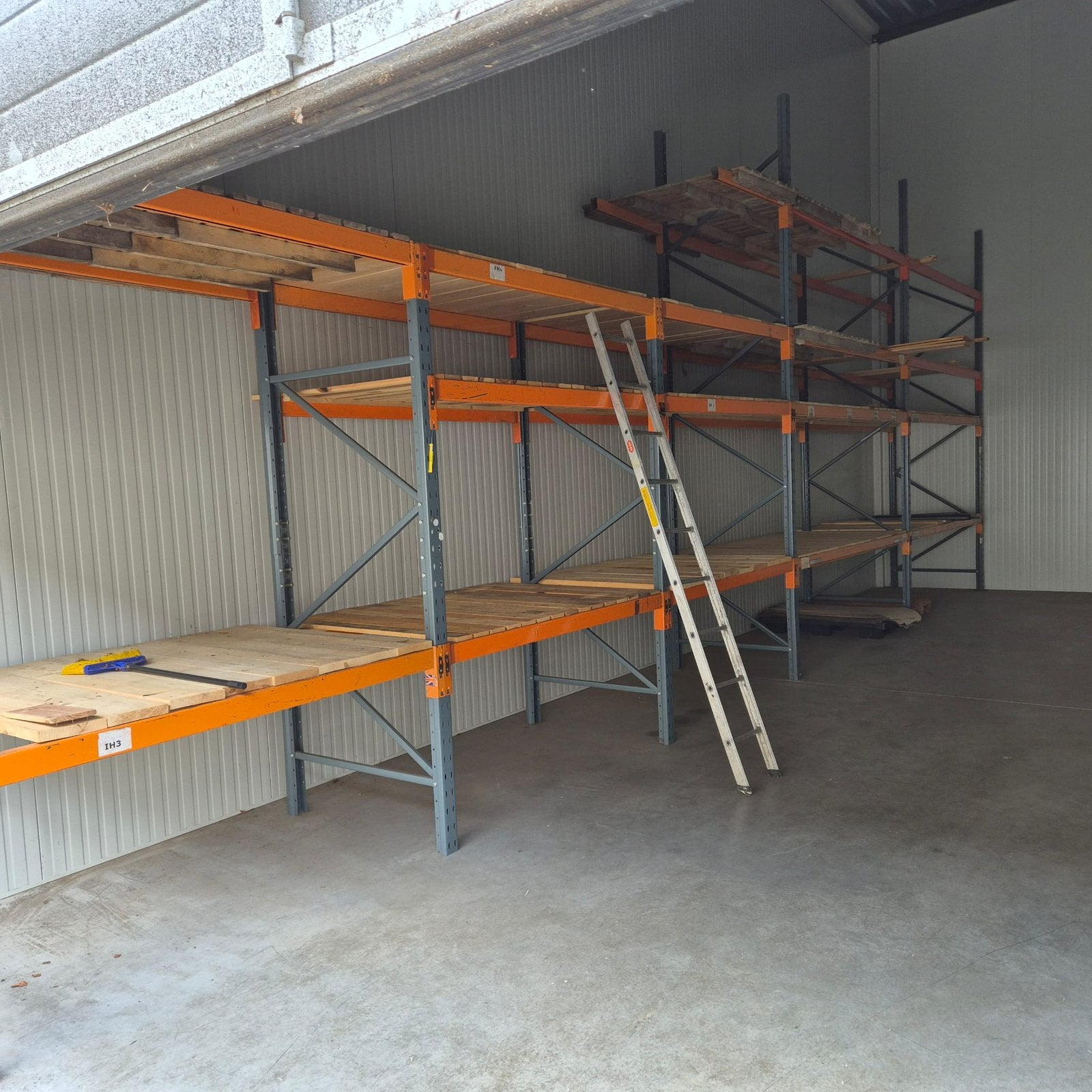 Palletstelling 11 meter, Ophalen of Verzenden, Zo goed als nieuw, Nvt, Nvt