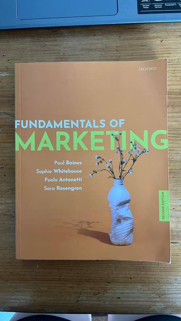 Fundamentals of Marketing, Verzenden, Beta, Zo goed als nieuw, WO