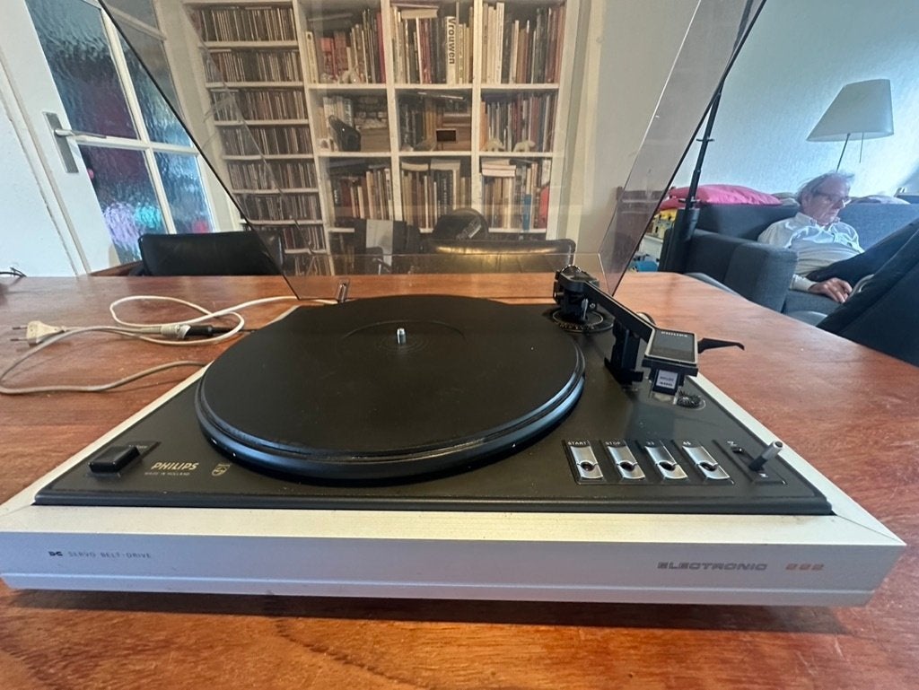 Philips platenspeler Electronic 222 / GP400 element €20,-, Ophalen, Gebruikt, Platenspeler, Philips