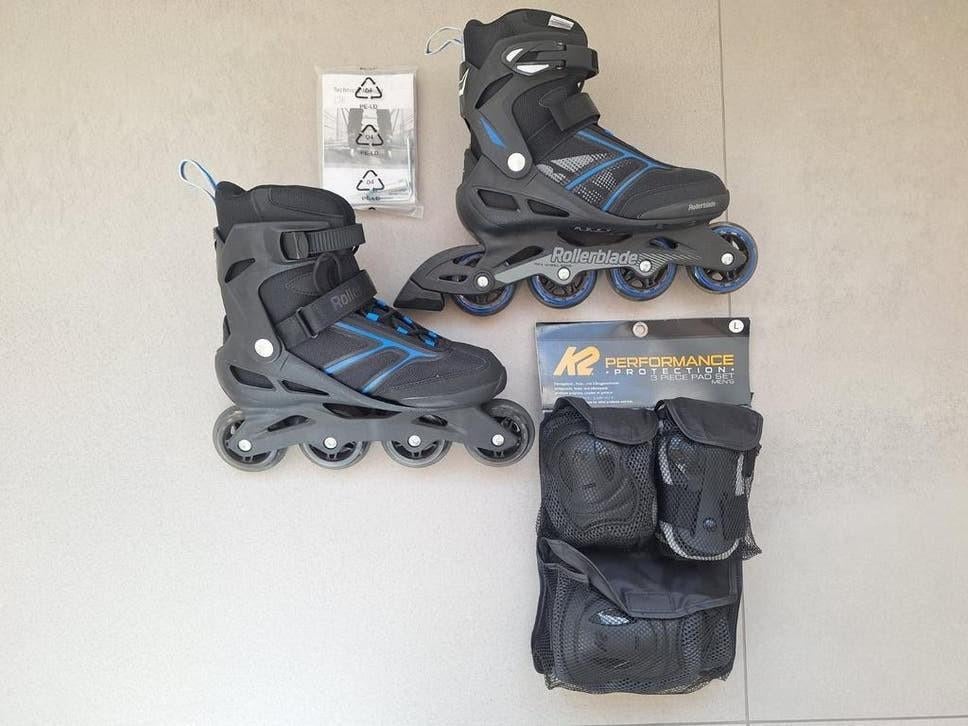 NIEUW - rollerblade skates + K2 beschermers, Ophalen of Verzenden, Nieuw, K2