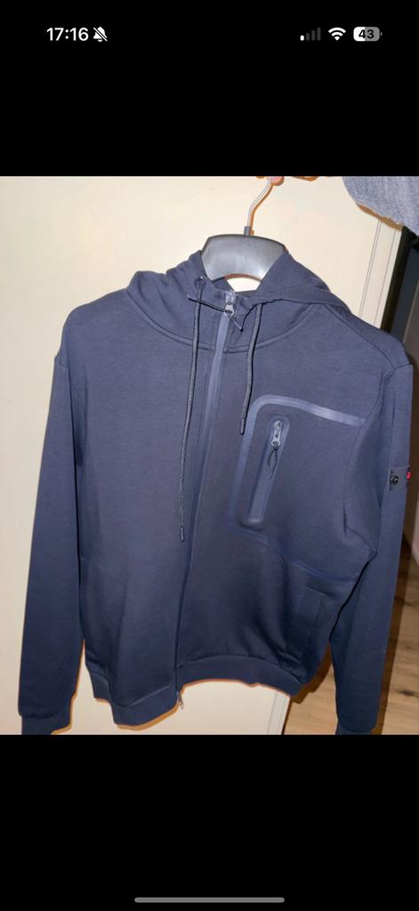 Peuterey Heren Vest - Blauw, Maat M, Ophalen, Zo goed als nieuw, Maat 48/50 (M), Blauw