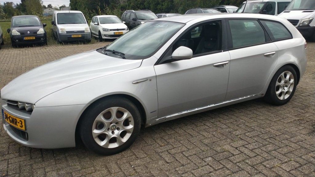 Alfa Romeo 159 Sportwagon 2.2 JTS TI 2008 Leder Airco, Auto's, Alfa Romeo, Voorwielaandrijving, Gebruikt, 4 cilinders, Handgeschakeld
