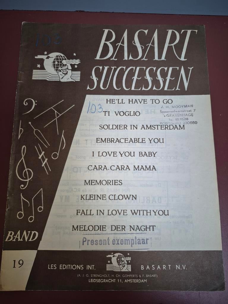 Basart Successen band no. 19, Gebruikt, Klassiek, Ophalen of Verzenden, Artiest of Componist