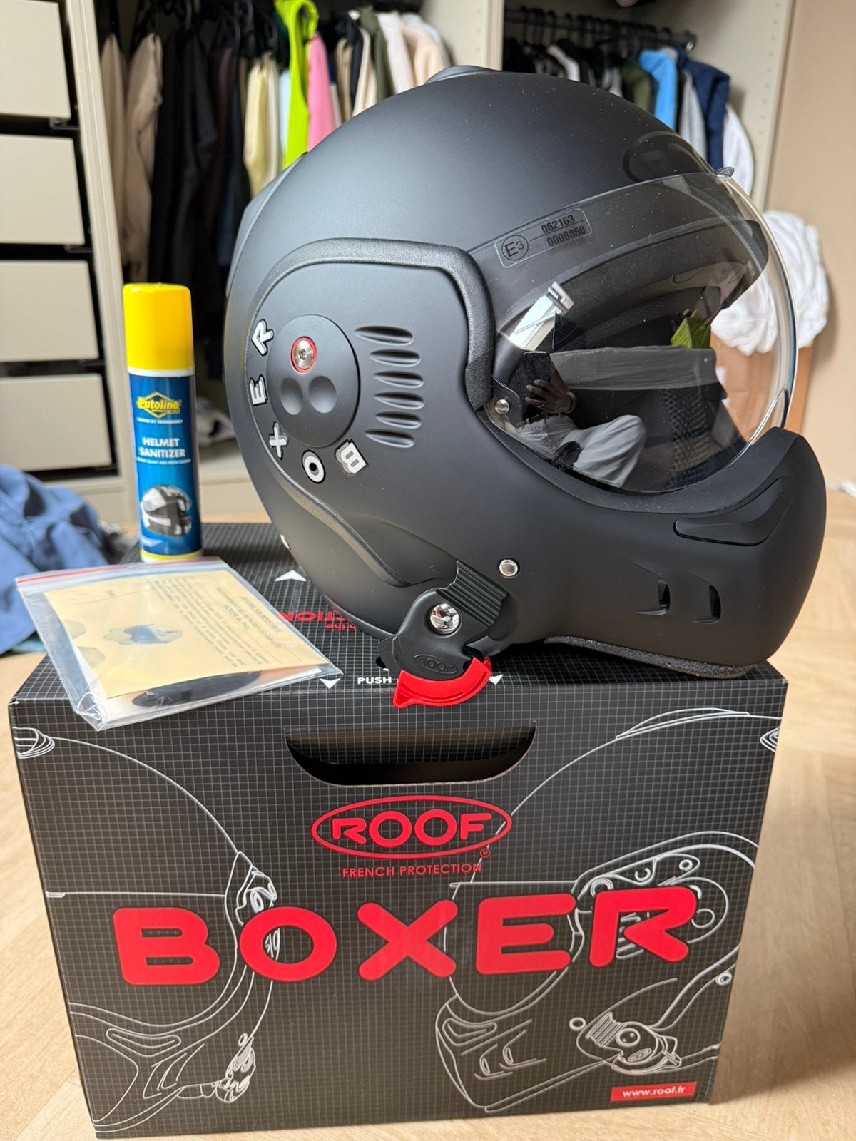ROOF Boxer Alpha ECE 22.06 – Nieuw – Maat M (58), Motoren, Kleding | Motorhelmen, M, Systeemhelm, Ophalen, Nieuw met kaartje