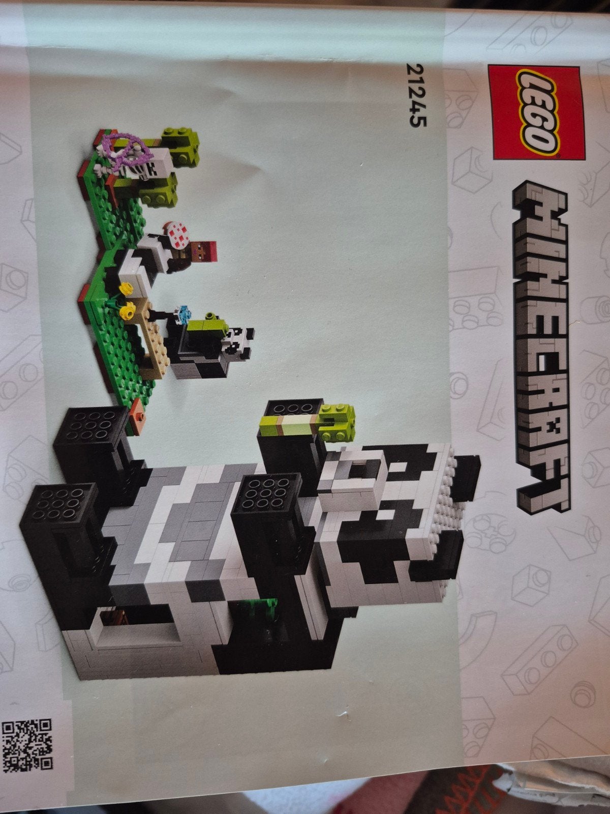 Lego Minecraft De Panda Opvang 21245 met boekje, Ophalen of Verzenden, Gebruikt