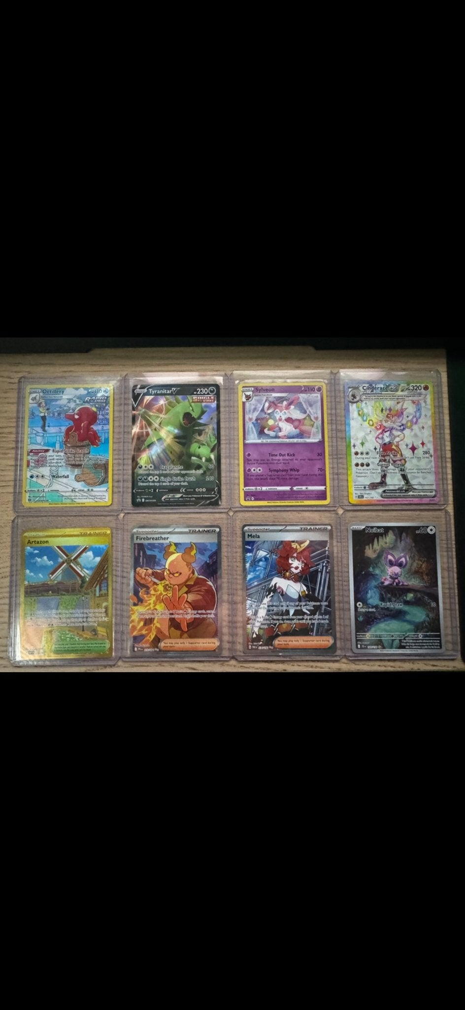 Pokémon Kaarten Collectie - 8 Zeldzame Kaarten, Verzenden, Zo goed als nieuw, Meerdere kaarten