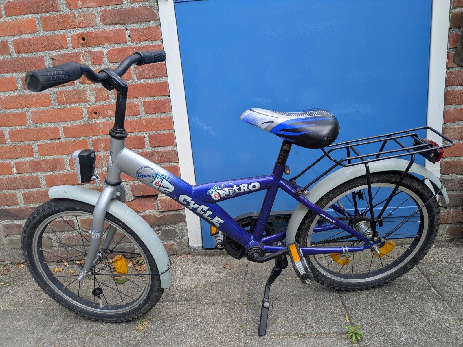 Nitro Cycle kinderfiets 18 inch, Ophalen, Terugtraprem, Nitro Cycle, 16 tot 20 inch