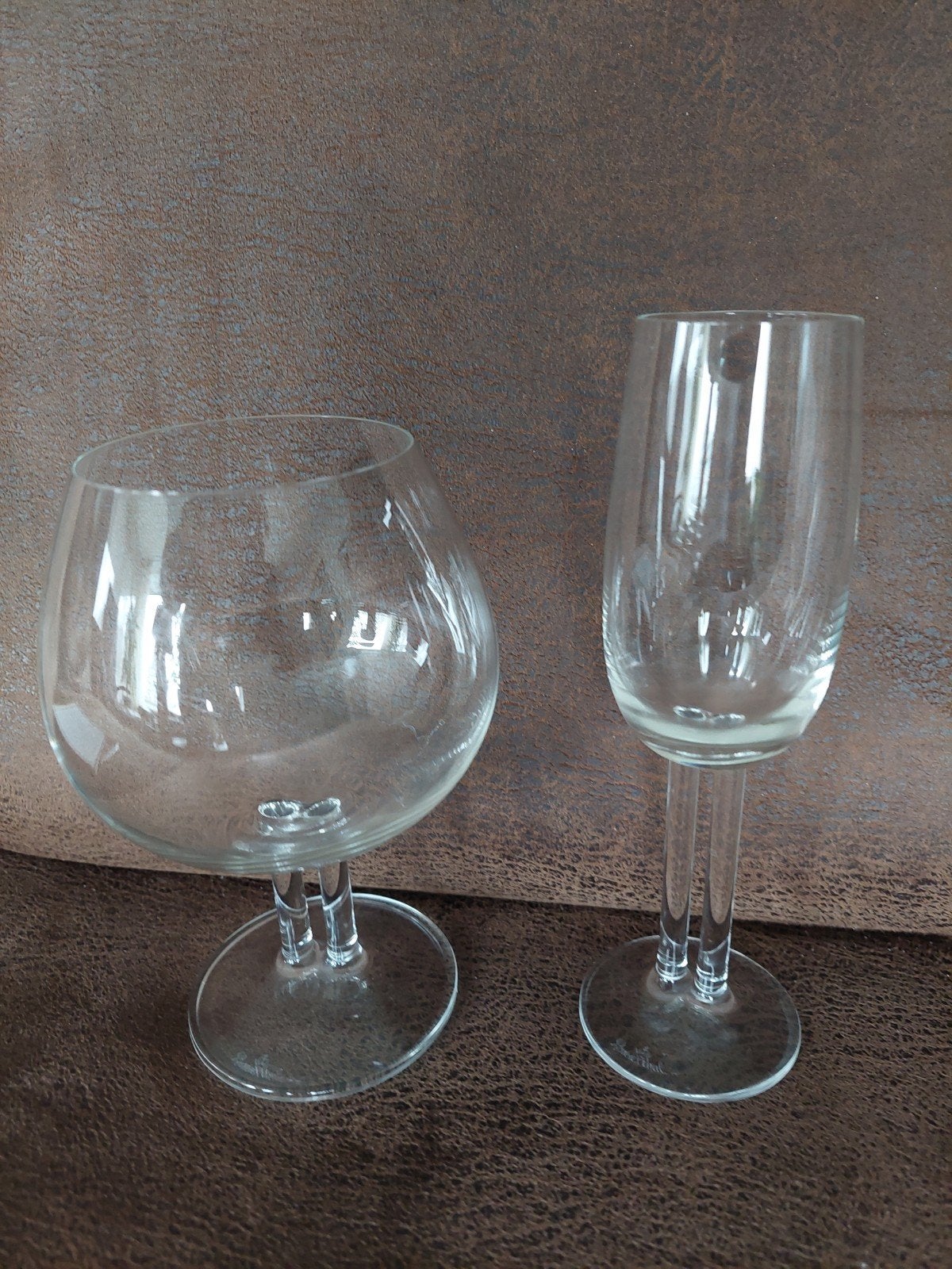 Rosenthal Cupola cognac en sherry glas. Dubbele steel, Verzamelen, Ophalen, Nieuw, Overige typen