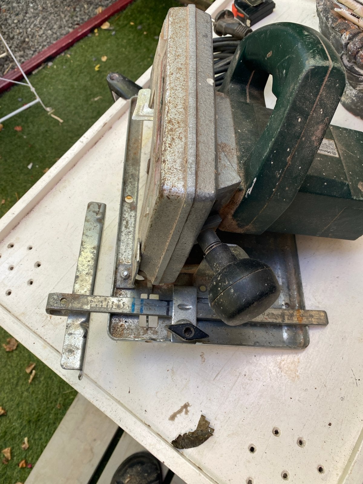 Metabo KS 1155 S Cirkelzaag - Motor is nog perfect!, Ophalen, Gebruikt, Cirkelzaag, 600 tot 1200 watt