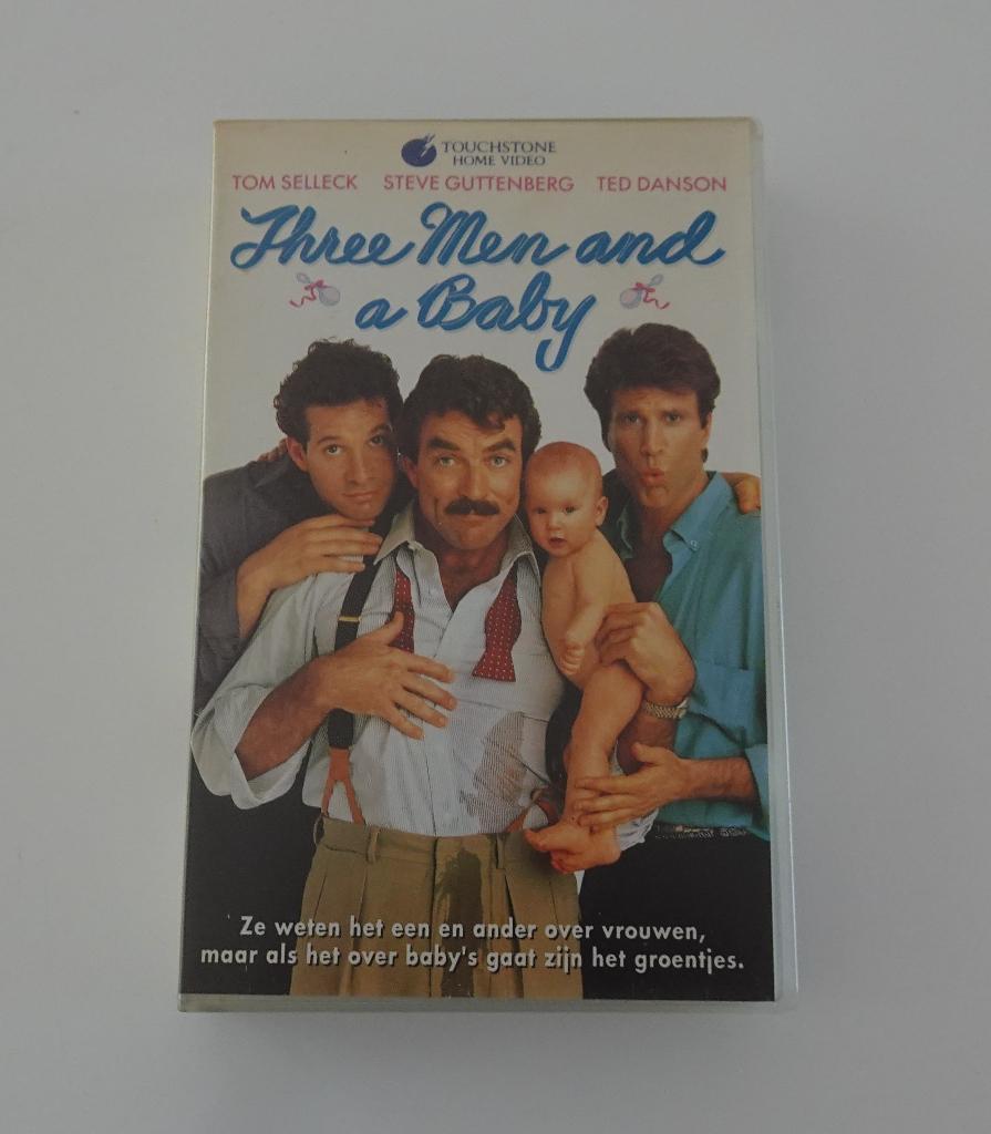 Three Man And a Baby - Film op VHS uit 1987, Alle leeftijden, Ophalen, Zo goed als nieuw, Overige genres