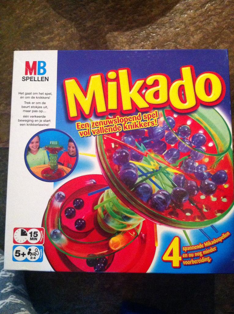 Mikado met vallende knikkers, Ophalen of Verzenden, Zo goed als nieuw