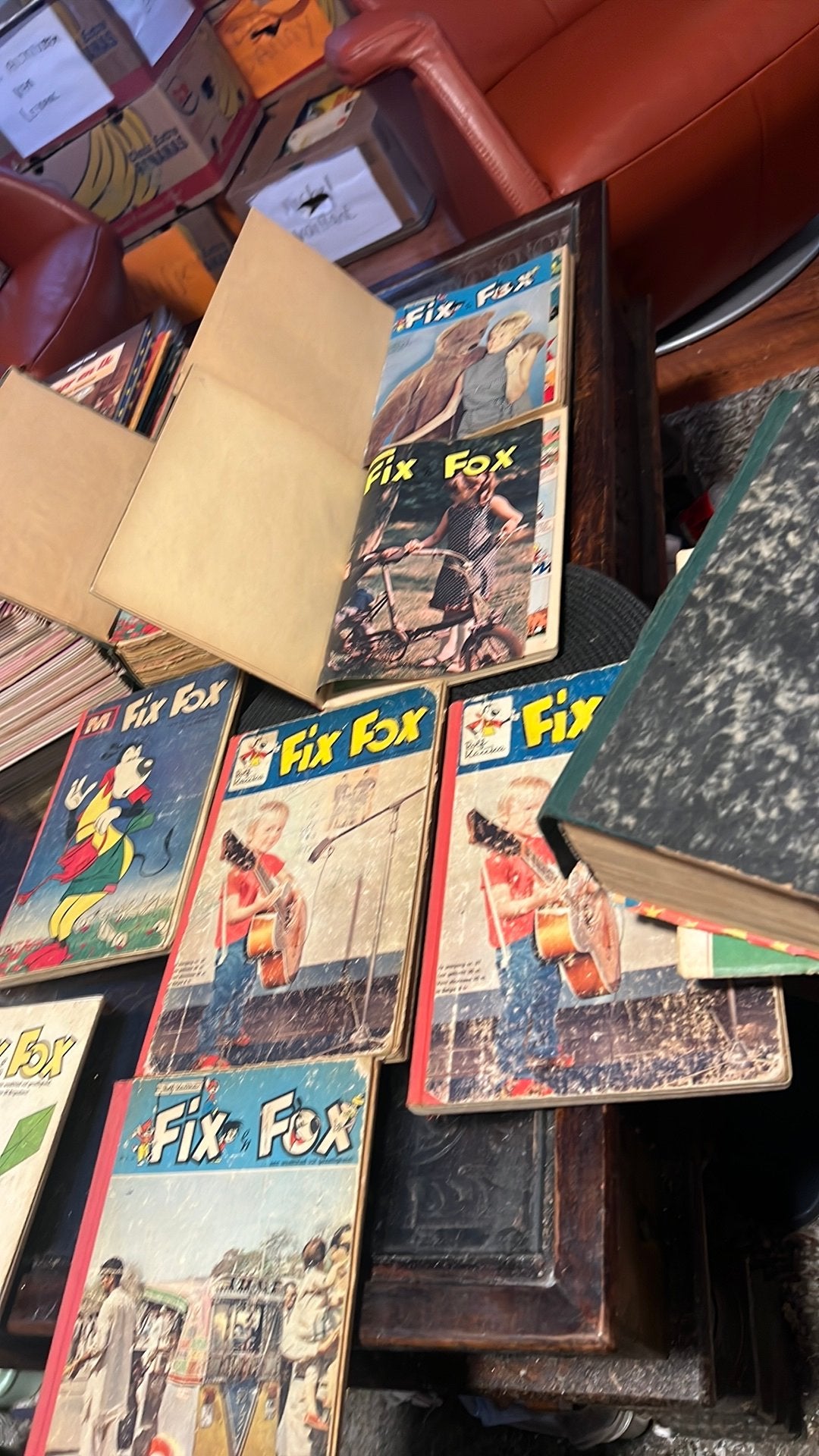 Verzameling oude FIX EN FOX BUNDELINGEN, Eén stripboek, Ophalen of Verzenden, Zo goed als nieuw