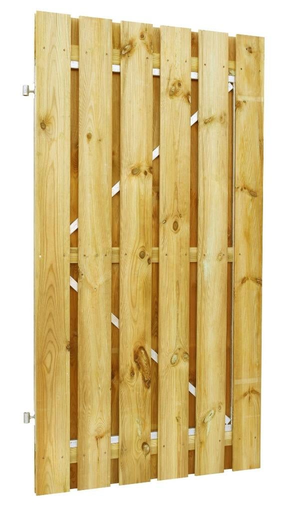 Schuttingdeuren, Grenen - Vanaf €77,00, Tuin en Terras, Tuinpoorten, Nieuw, Draaipoort, Hout, 150 tot 200 cm, Ophalen