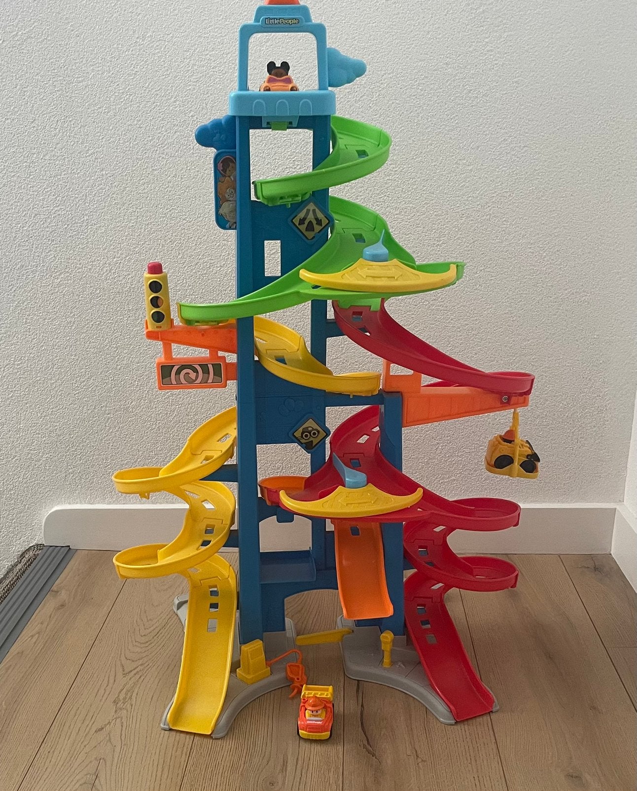FisherPrice Little People racebaan € 15,00, Ophalen, Zo goed als nieuw, Speelset