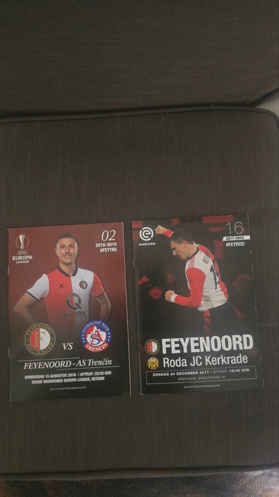 Feyenoord Spelerskaarten - Diverse Wedstrijden, Verzamelen, Ophalen of Verzenden, Gebruikt, Feyenoord, Spelerskaart
