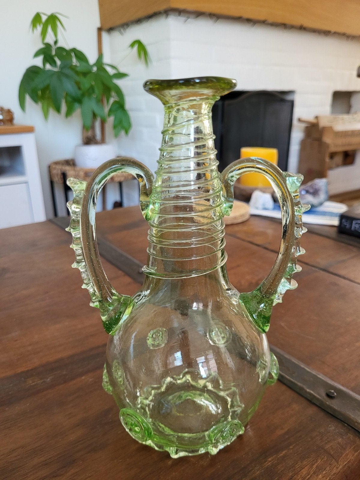 Bosglas middeleeuwse karaf, Ophalen of Verzenden