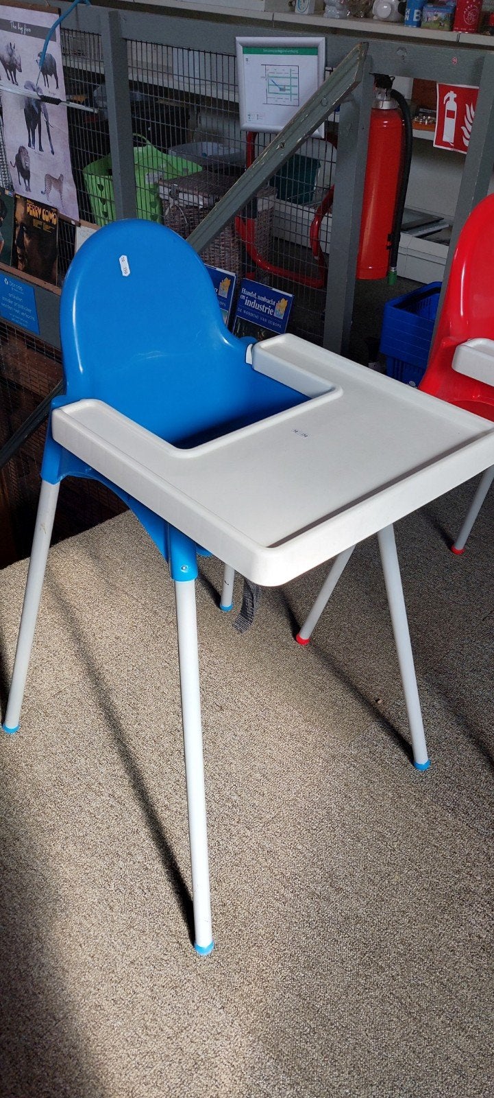 kinderstoel rood of blauw ikea, Ophalen, Campingstoel