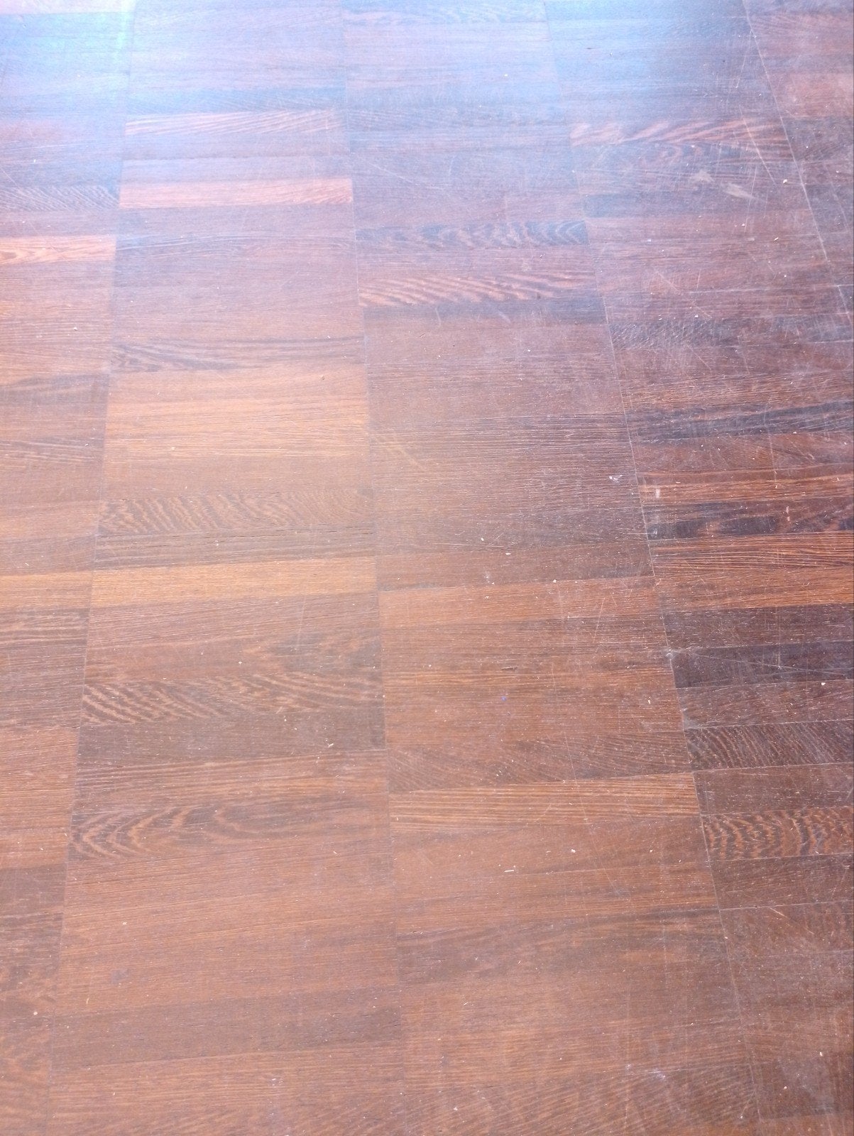 Wenge Hardhouten Vloer - 17m² - Vol, 27mm dik, 30 cm of meer, Zo goed als nieuw, 10 m² of meer, Hout