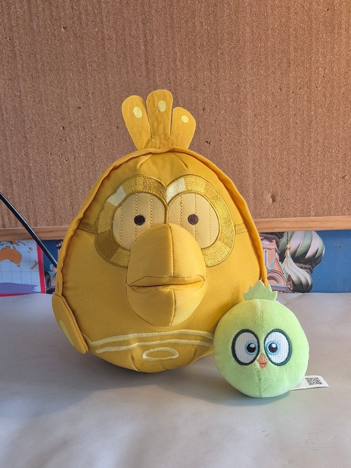 Angry Birds Star Wars C-3PO & Hatchling Knuffel gratis, Gebruikt, Overige typen, Middelgroot (20 tot 80 cm), Angry Birds