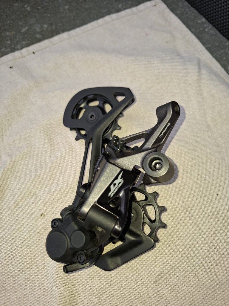 Shimano XT achterderailleur 12 speed, Fietsen en Brommers, Ophalen of Verzenden, Zo goed als nieuw, Derailleur of Ketting, Aluminium