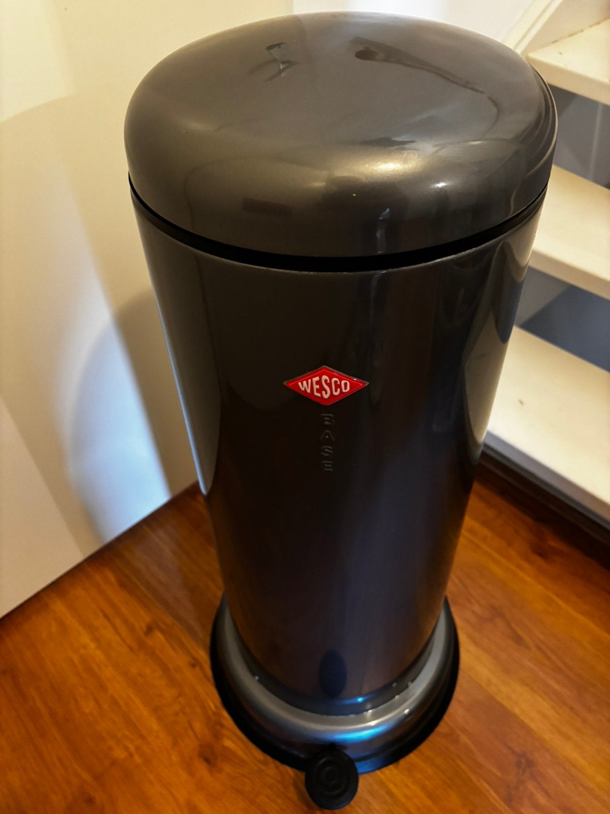 Wesco baseboy 30l afvalemmer, Huis en Inrichting, Woonaccessoires | Prullenbakken, Ophalen, Gebruikt, Met pedaal, 20 tot 30 liter