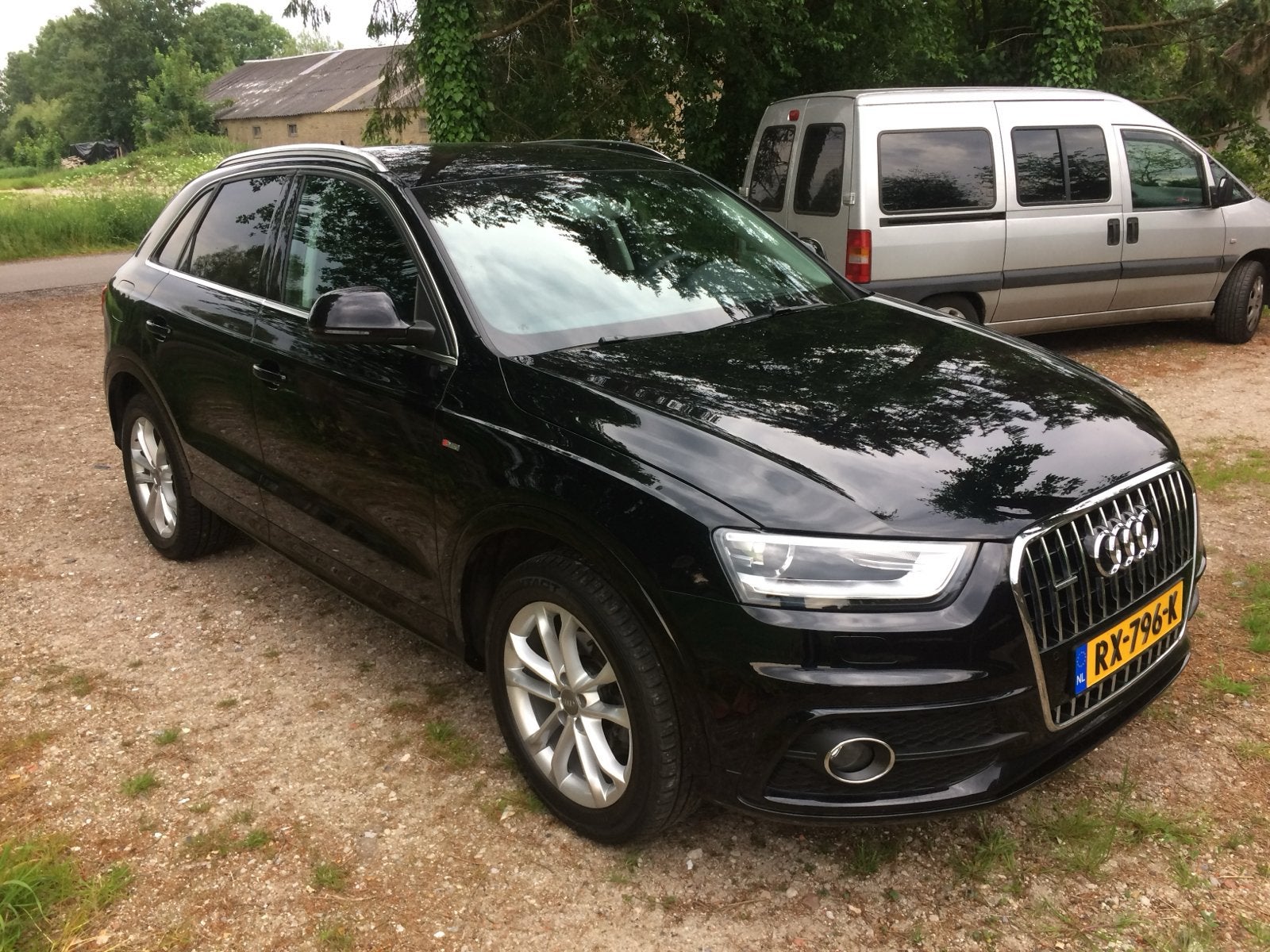 Audi Q3 2.0TFSI Quattro 170pk/125KW S-line 2013 Zwart, Auto's, 4 cilinders, Zwart, Vierwielaandrijving, Particulier